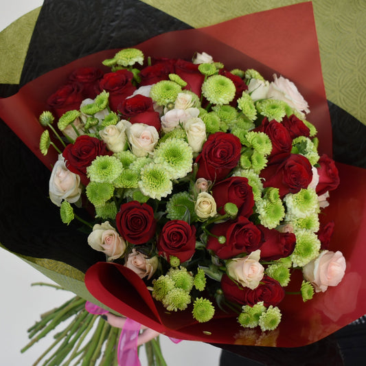 Arreglos florales con rosas